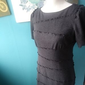 Suzi Chin for Maggy Boutique Gray Wiggle Dress 8